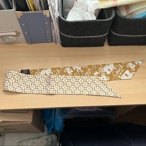 Coach silk scarf, never been used. Perfect condition